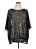 Jaclyn Smith 100% Polyester Silver 3/4 Sleeve Blouse Size 1X - photo 1