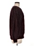 Simply Vera Vera Wang 100% Polyester Solid Burgundy Pullover Sweater Size M - photo 4