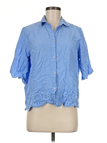 BeachLunchLounge Short Sleeve Blouse (view 1)