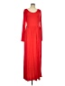 dearcase Solid Red Casual Dress Size XL - photo 1