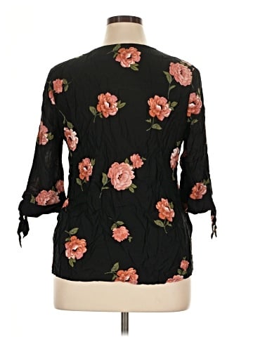 Brina & Em 3/4 Sleeve Blouse (view 2)