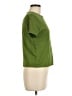 Kule 100% Cotton Green Short Sleeve Top Size M - photo 4