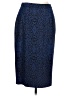 Halogen Animal Print Blue Formal Skirt Size 10 - photo 1