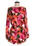 Lulus 100% Polyester Floral Orange Pink Casual Dress Size S - photo 1