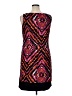 AB Studio Graphic Black Cocktail Dress Size XL - photo 2