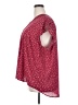 Monday Fun 100% Polyester Stars Red Sleeveless Blouse Size 3X - photo 5