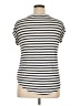 Green Envelope Stripes Ivory Short Sleeve T-Shirt Size XL - photo 2