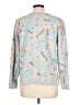 Talbots Floral Silver Pullover Sweater Size L - photo 2