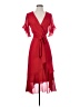 Lulus 100% Polyester Red Cocktail Dress Size XS - photo 1