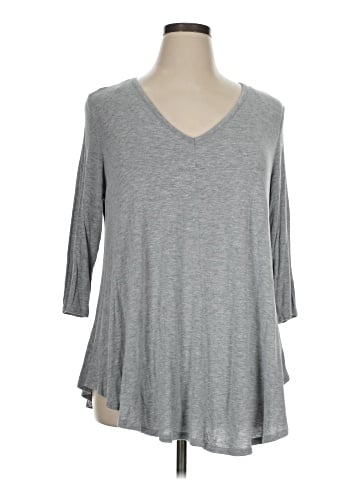 Joan Vass New York 3/4 Sleeve T-Shirt (view 1)