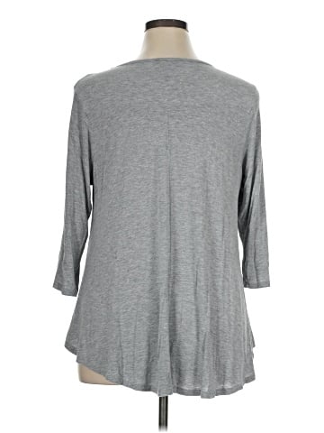 Joan Vass New York 3/4 Sleeve T-Shirt (view 2)