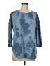 Cupio Tie-dye Blue 3/4 Sleeve T-Shirt Size M - photo 1