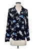 RolyPoly Floral Blue Long Sleeve Blouse Size S - photo 1