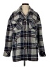 Aqua Plaid Gray Coat Size S - photo 1
