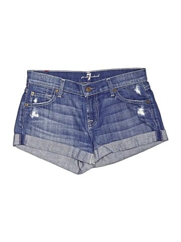 7 For All Mankind Denim Shorts (view 1)