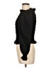 H&M 100% Polyester Black Long Sleeve Top Size L - photo 5