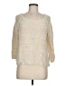 Moth Tweed Ivory Pullover Sweater Size M - photo 1