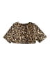 Zoe Ltd Animal Print Gold Tan Shrug Size 7 - 8 - photo 2