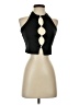 New Look Black Sleeveless Top Size 4 - photo 1
