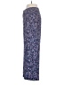 Blue Life 100% Polyester Floral Blue Casual Pants Size XS - photo 5