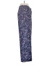 Blue Life 100% Polyester Floral Blue Casual Pants Size XS - photo 4