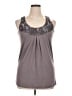 Kische 100% Rayon Gray Sleeveless Blouse Size XL - photo 1