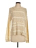 Knot Sisters 100% Acrylic Metallic Gold Pullover Sweater Size S - photo 1