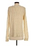 Knot Sisters 100% Acrylic Metallic Gold Pullover Sweater Size S - photo 2