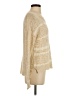 Knot Sisters 100% Acrylic Metallic Gold Pullover Sweater Size S - photo 4