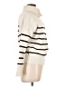 Hem & Thread Stripes Ivory Turtleneck Sweater Size XL - photo 4