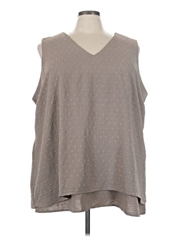 Nina Leonard Sleeveless Blouse (view 1)