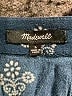 Madewell Blue Short Sleeve Blouse Size L - photo 7