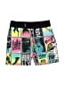 Hurley 100% Polyester Graphic Black Green Board Shorts Size 2T - photo 1