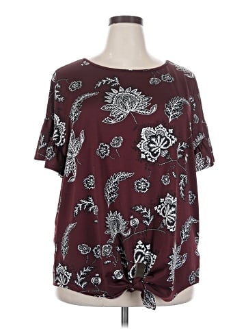 NY Collection Short Sleeve Top (view 1)