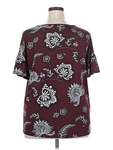NY Collection Short Sleeve Top (view 2)