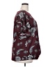 NY Collection Burgundy Short Sleeve Top Size 3X - photo 4
