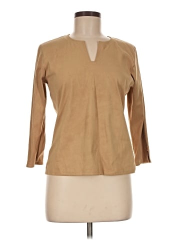Identity by Lord & Taylor 3/4 Sleeve Top (view 1)