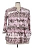 Cocomo Purple 3/4 Sleeve Blouse Size 3X - photo 1