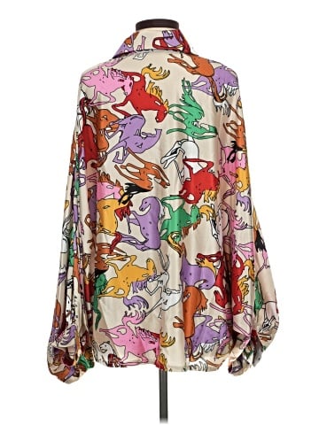 Beulah Style 3/4 Sleeve Blouse (view 2)