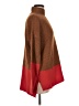 Olive and Oak Color Block Brown Turtleneck Sweater Size M - photo 4