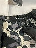 Timing 100% Polyester Animal Print Black Short Sleeve Blouse Size M - photo 7