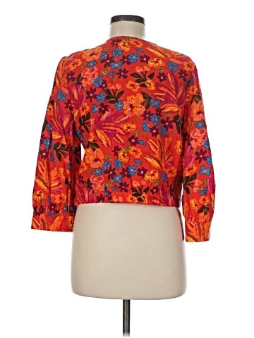 Maison d' Amelie 3/4 Sleeve Blouse (view 2)