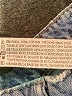 Forever 21 100% Cotton Hearts Blue Jeans Size 24 waist - photo 5