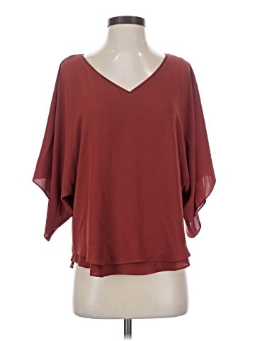 White House Black Market 3/4 Sleeve Blouse (view 1)