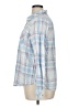 Natural Reflections 100% Cotton Plaid Blue Long Sleeve Button-Down Shirt Size XL - photo 5