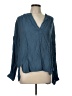 Brochu Walker Blue Long Sleeve Blouse Size L - photo 1