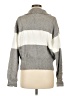 Elan Color Block Gray Pullover Sweater Size M - photo 2