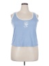 Lovesick Blue Sleeveless Top Size 3X Plus (3) - photo 1