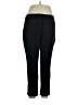 White House Black Market 100% Polyester Solid Black Active Pants Size 14 - photo 1