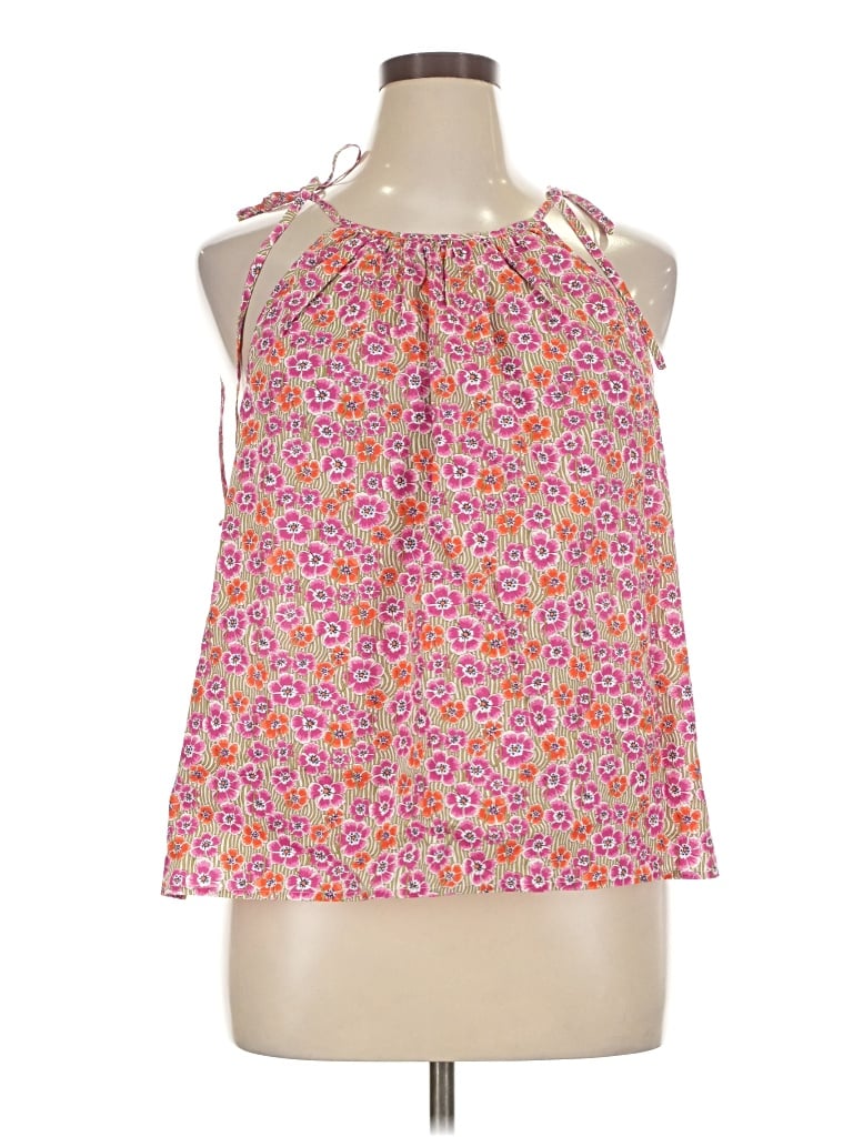 Pre-owned Jcrew Sleeveless Blouse In Pink